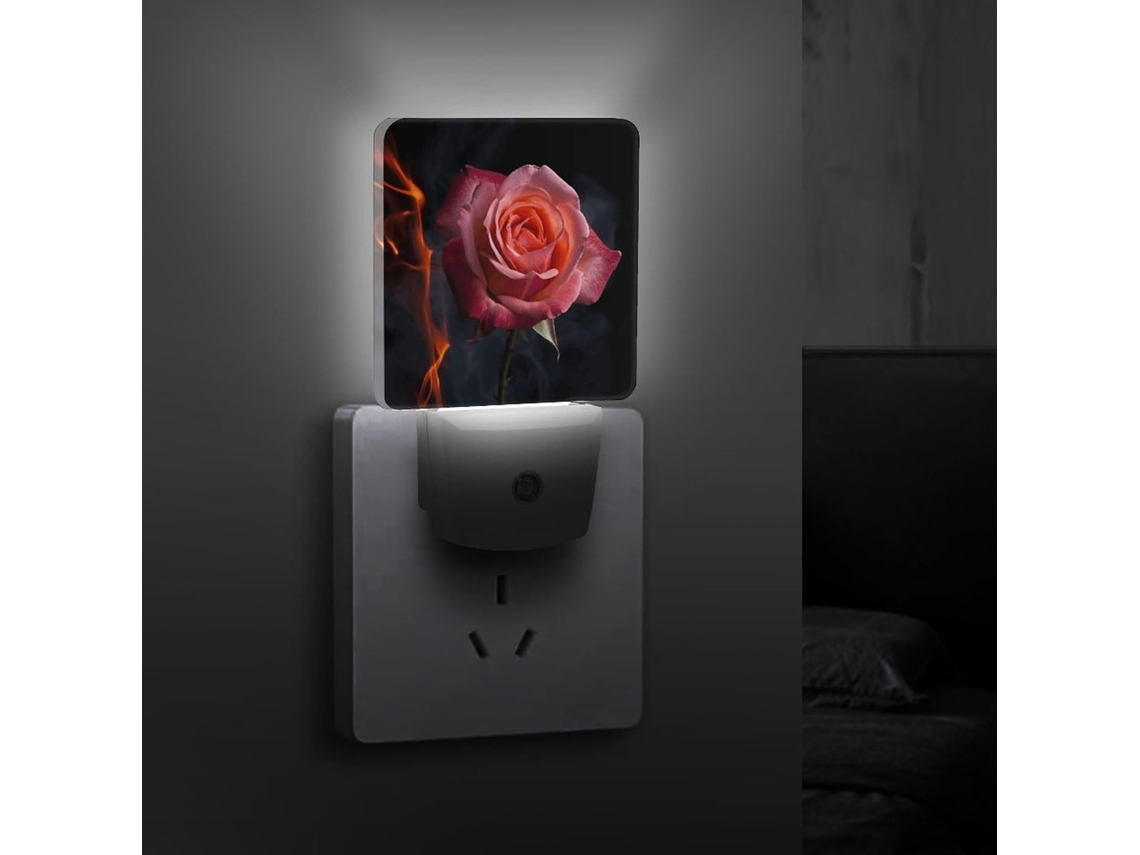Luz Noturna Led De Parede Com Sensor Crepuscular, Quarto Eficiente E Decorativo, Banheiro, Cozinha, Escadas E