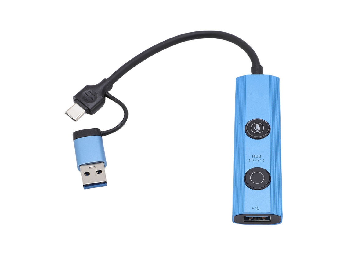 Dock Station Para Notebook Ai 5 Em 1 Com 3 Portas Hub Usb 3.0 E Ferramenta De Transcrição E Tradução Por Voz
