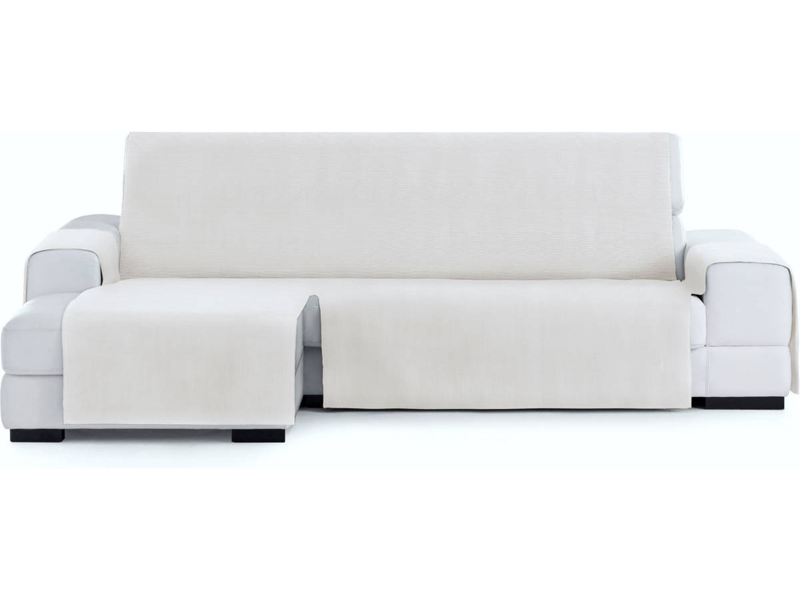 Capa Chaise Longue TODOPARAMICASA Levante Branco (Braço Esquerdo - 290 cm)