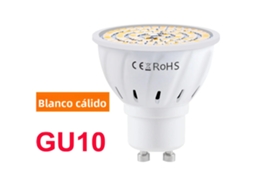 Lâmpada De Teto Led De 220v Com 48 Leds Brancos Quentes (gu10), Economizadora De Energia.