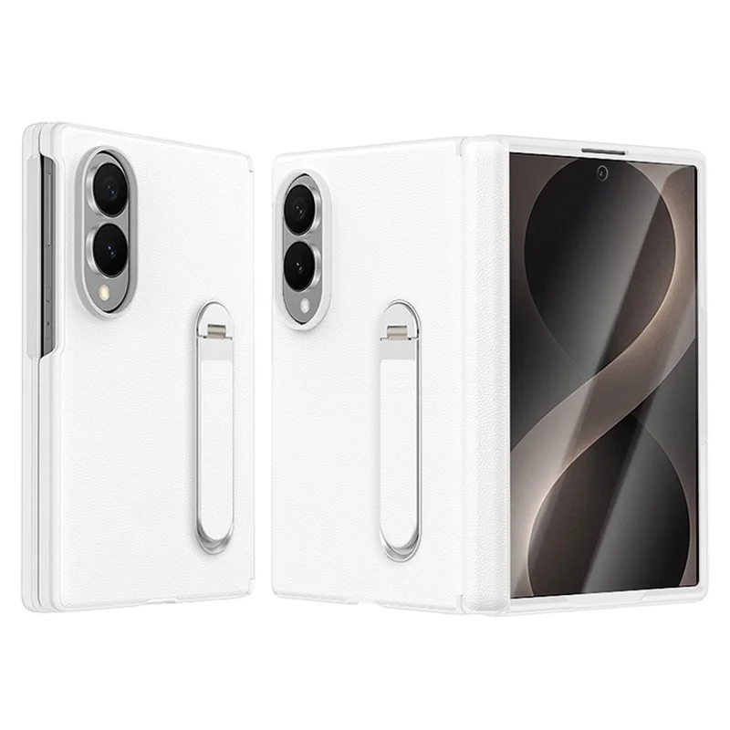 Capa Eifson Para Samsung Galaxy Z Fold8, Com Dobradiça Magnética, Suporte, Material Para Pc - Compatível - Branco