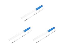 1pc Conversa De Vidro Barra Triangular Tatuação Oral Para Adulto