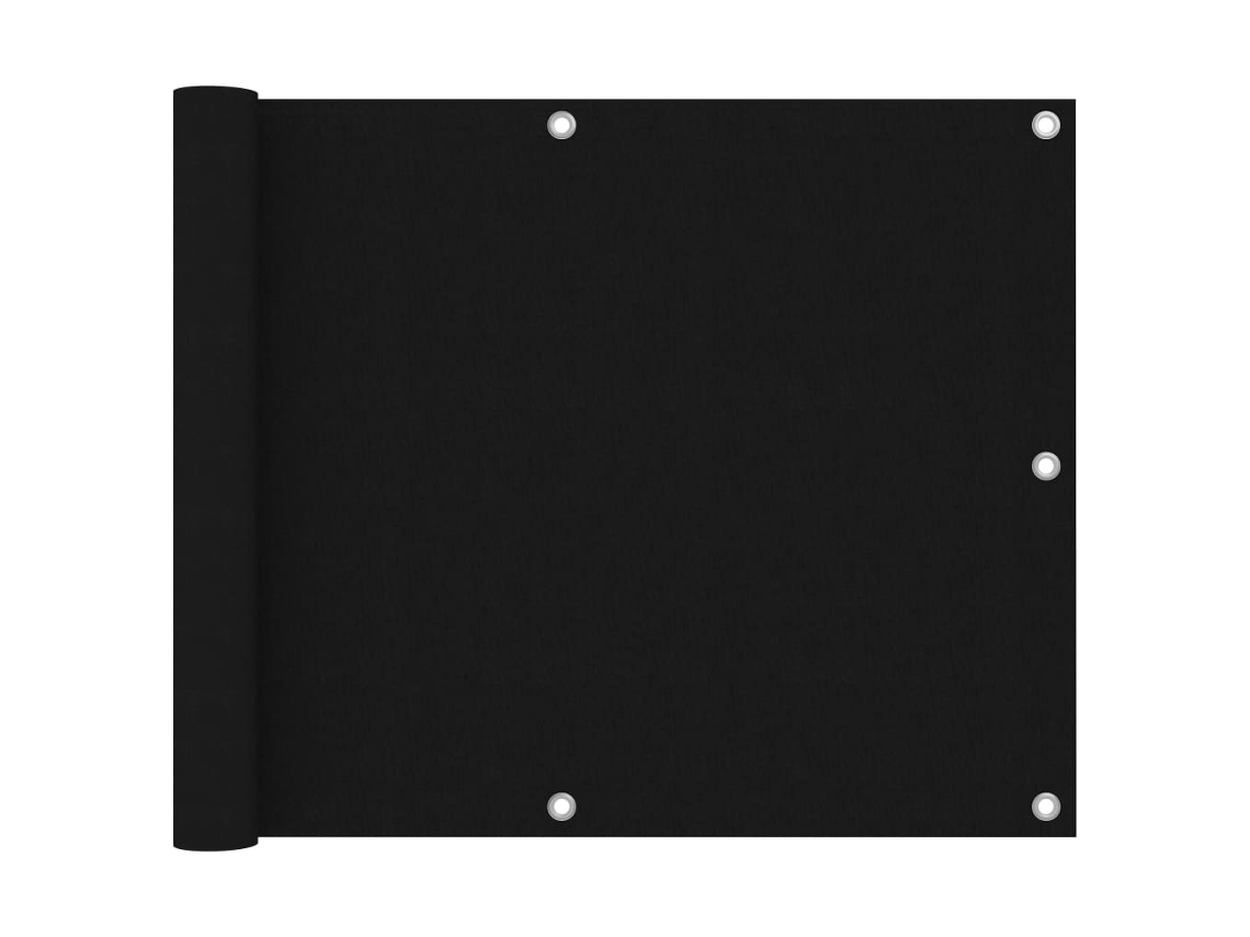 Balcony Screen, Balcony Screens Vidaxl Preto Tecido (75 X 500 Cm)