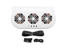 Ventilador Solar para Carro com Usb LAXISCREED