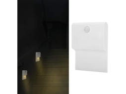Luz Noturna Led Doméstica Com Sensor De Indução Pir Em Abs, Ideal Para