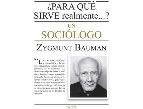 Livro ¿Para Que Sirve Realmente Un Sociologo? de Zigmunt Bauman