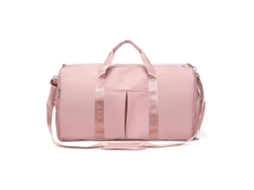 Mochila de Senhora para Esporte e Fitness, Bolsa de Viagem de Grande Capacidade com Bolsos Internos Compartimento Sapatos, Cor de rosa, Ide STELASPLEN