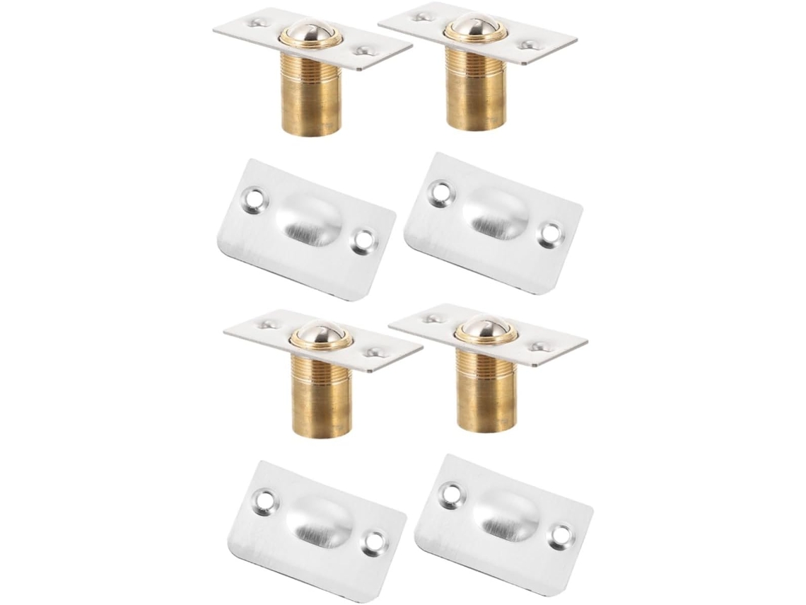 Conjunto De 4 Fechos Esfera Ajustáveis Portas Móveis E Armários