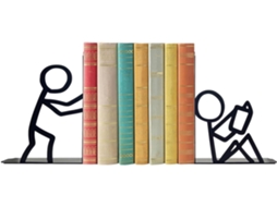 Suportes Para Livros: Organizadores De Livros Decorativos, Resistentes E Duráveis, Em Metal.