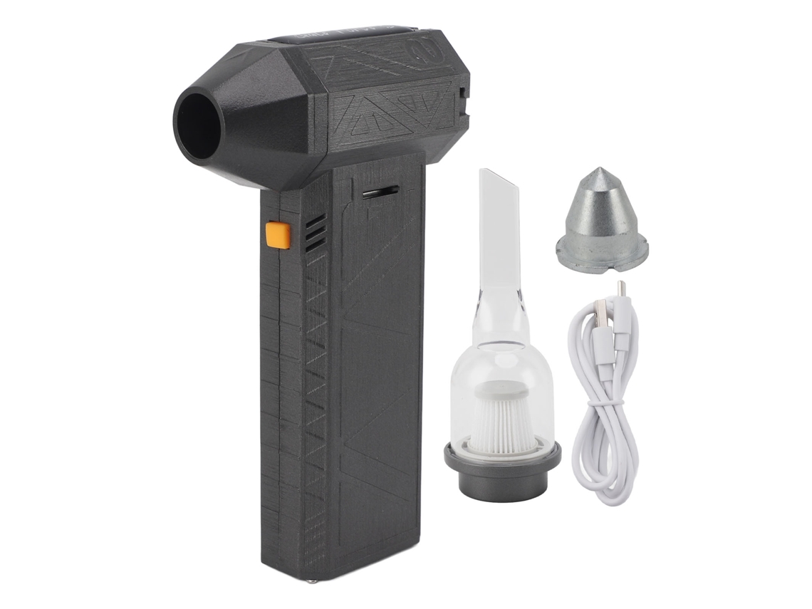 Soprador Portátil Mini Jet Alto Poder com Aspirador e Machado de Segurança 8000mah