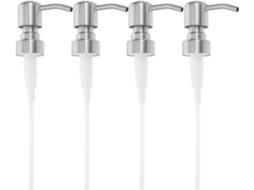 Bomba Dosadora Para Sabonete Líquido Villcase Em Aço Inoxidável 304 Para Frascos Com Rosca 28 400, Design Moderno