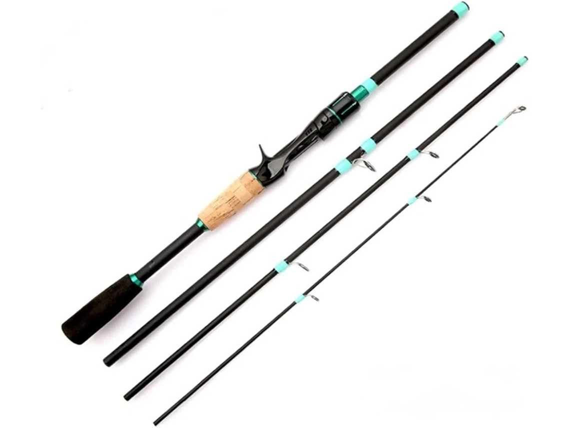 1,65m 1,8m 2,0m 1,80m Vara Pesca Fibra Arremesso Água Ideal Fácil Montar