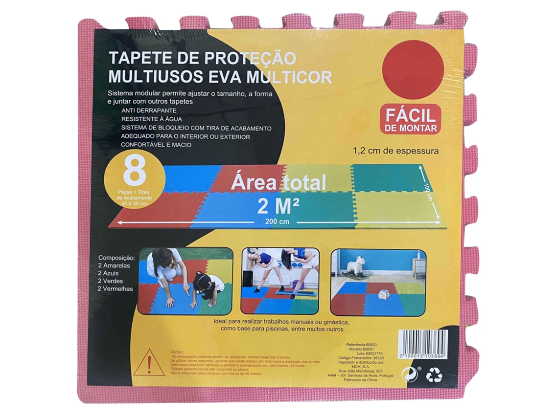 Conjunto De 8 Tapetes Coloridos