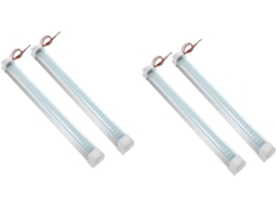 Conjunto De 4 Barras De Luz Led Internas Para Veículos - Iluminação Decorativa E Prática Para Caminhões, Autocaravanas E Reboques.