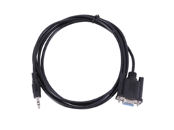 Lurelia Cabo Adaptador Vga Para Áudio 3,5 Mm, 9 Pinos, 8 Pino, 4 Pino, Macho Para Fêmea, 1,8 M, Com Áudio, Preto