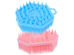 Conjunto De 2 Escovas Esfoliantes Para Corpo E Cabelo Mipcase, Com Design Ergonômico E Cerdas Flexíveis, Para Uso No