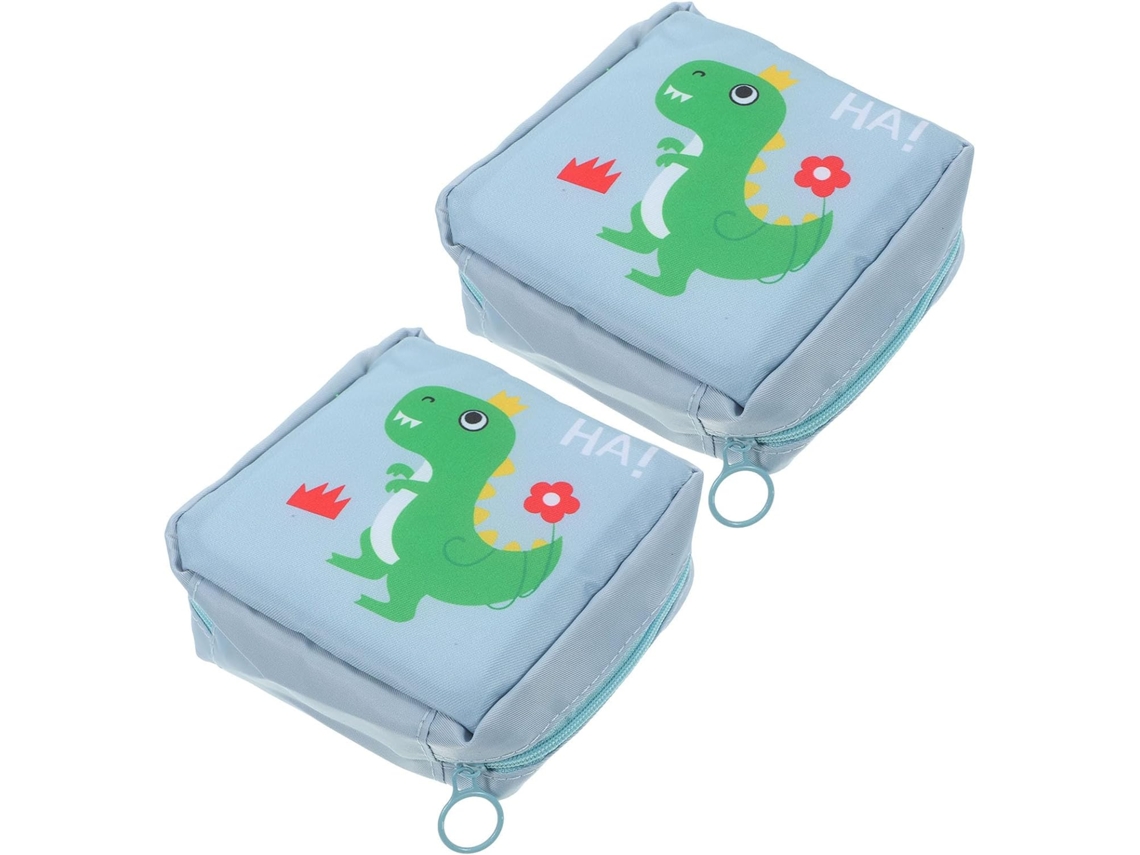 2 Pièces Pochette Sanitaire Portable Compacte En Nylon