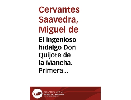Livro Don Quijote De La Mancha, de Miguel Cervantes Saaverda (Español)