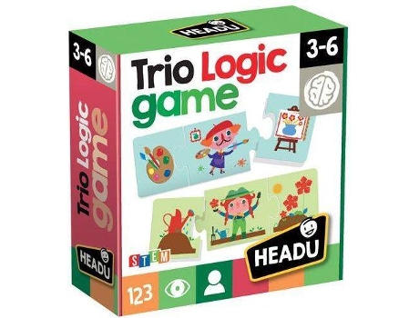 Jogo Educativo  Trio Logic Game (+3 anos)