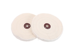 Conjunto De 2 Discos Algodão Para Polimento, 144mm 6 Polegadas, 16mm De Diâmetro, Rodas De Polimento Rotativas Para