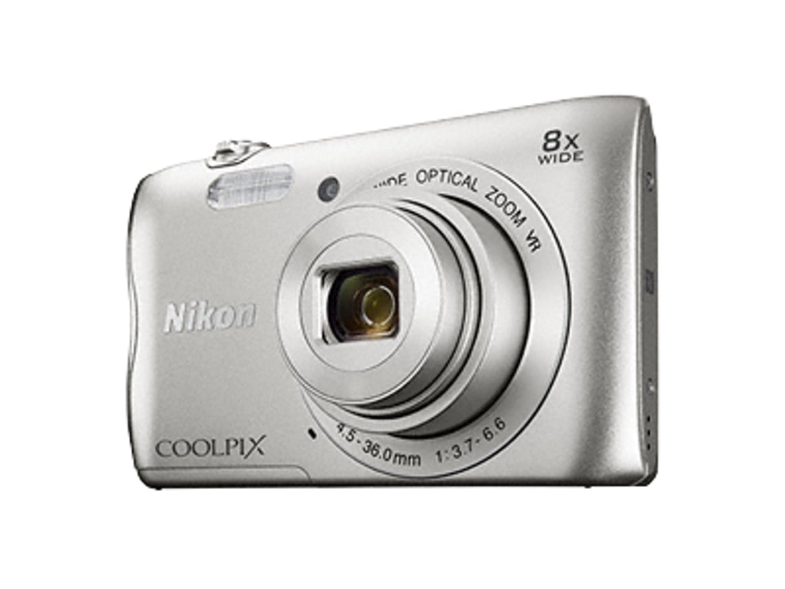 Máquina Fotográfica Compacta NIKON Coolpix A300 (Prateado - 20 MP
