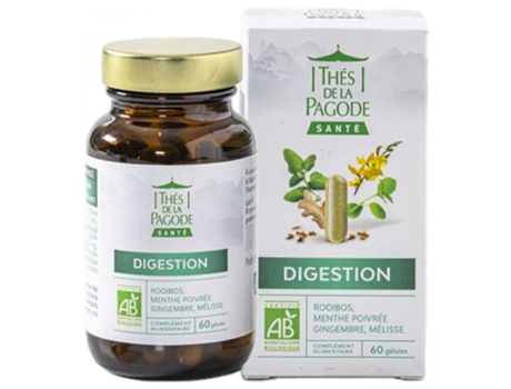 Thés De La Pagode Digestão Orgânica 60 Cápsulas THÉS DE LA PAGODE