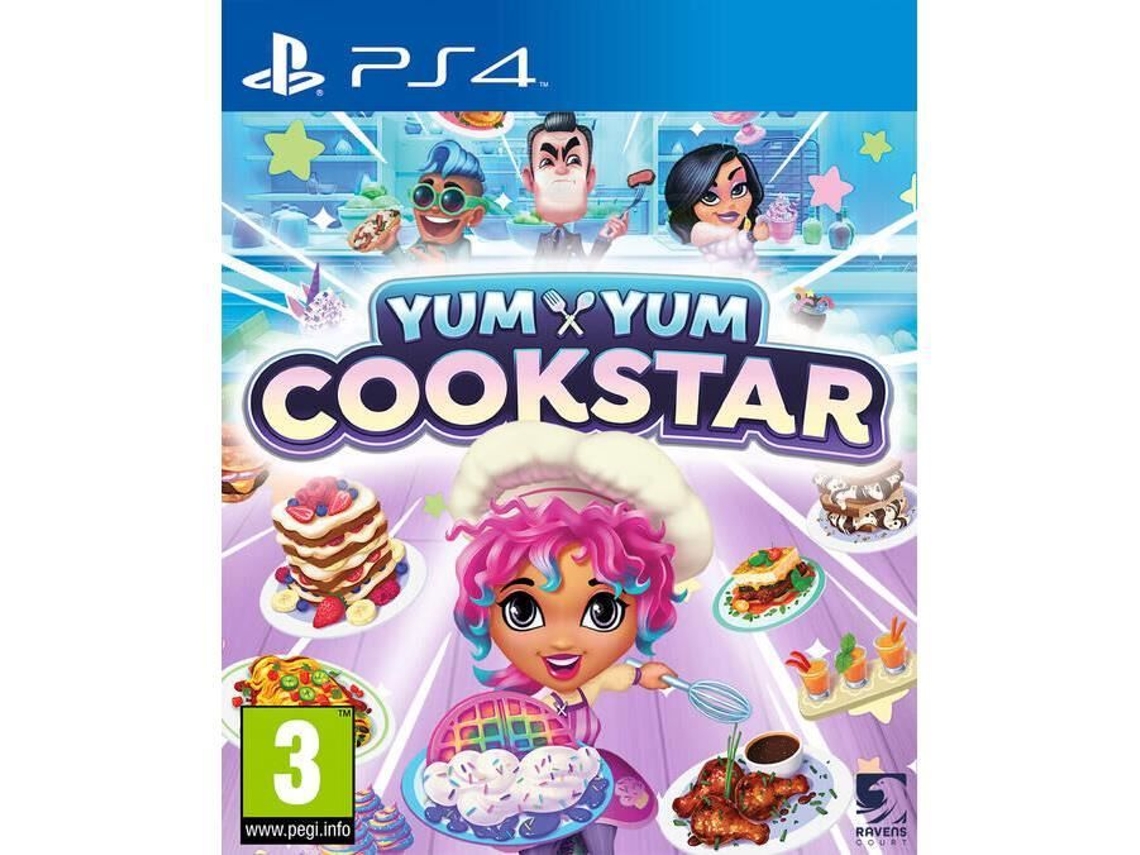 Jogo De Simulação Yumyum Cookstar Ps4 70 Receitas Exclusivas 1 Jogador Blu Ray Koch Media