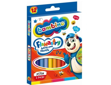 Bebê, Marcadores De Cor, Conjunto De 12 Cores Bambino