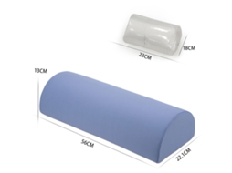 Travesseiro Cervical Ortopédico, Espuma Viscoelástica, Gel Refrescante, Ergonômico, Anatômico, Lavável, Capa Removível, 56 X 22 X 13cm, Azul AQUAFORGE