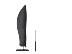 Parasol Grande Água E Vento Resistente Com Fita - Proteção Uv E Sustentável