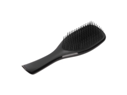 Escova de cabelo 2026 com orifícios, leve e portátil, em ABS, 22x6,6cm, cabo estável para cabeleireiro, preta.