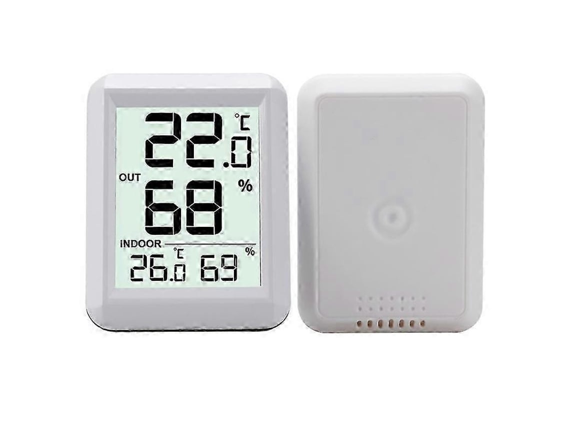 Termômetro Interno E Externo, Higrômetro, Termômetro Com Sensor Externo, Termômetro De Ambiente VONKELIOS