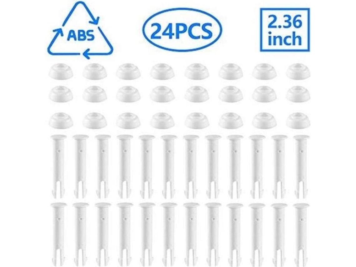 24 pinos plásticos da junção da piscina dos pces, para intex 13ft-24ft/10ft-12ft redondo e 10312 séries piscina do quadro do metal 6cm/2.36i S/MARCA