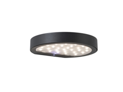 Aplique Led Solar Antracite Nap 2,2 W Alimentado Por Bateria Ip54