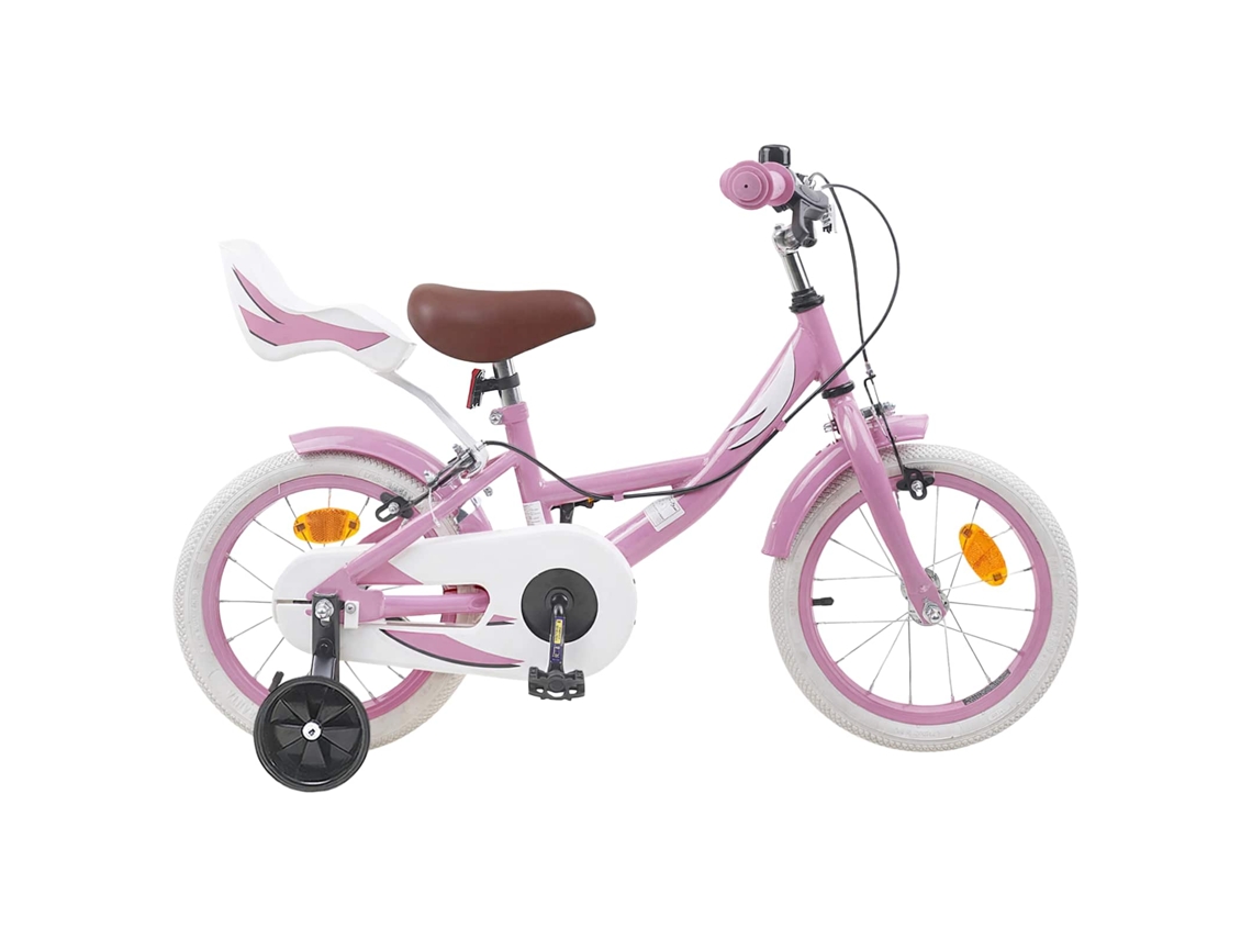 Vidaxl Bicicleta Infantil 16 Polegadas Para Crianças De 4 A 6 Anos