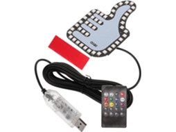 Lanterna De Led Em Formato Polegar Iplusmile, Material Pvc Preto, Luz De Gesto, Sinalização Clara, Anticolisão Para