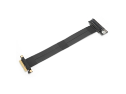 Cabo Adaptador Sff8639 90° Para Pcie 4x 20cm Fio De Extensão Ssd 32gbps