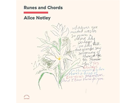 Livro Runes And Chords de Alice Notley (Inglês)