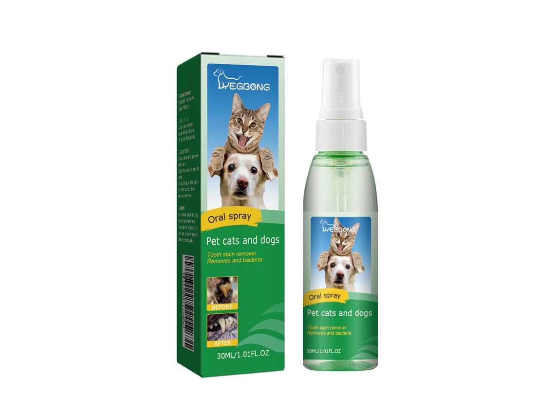 Desodorante Dental Spray Yegbong para Cães e Gatos com Aroma Duradouro LAXISCREED
