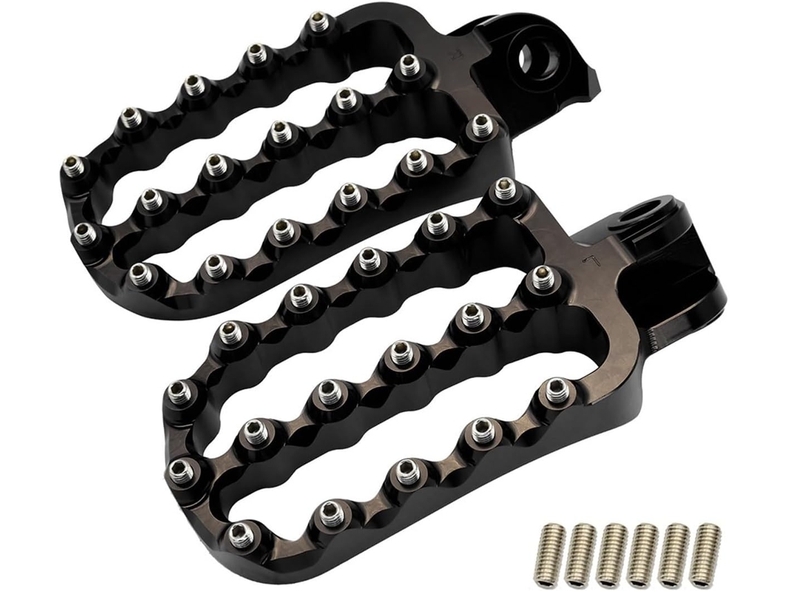 Apoios de Pés Cnc para Motocicletas 690 790 890 950 Pedaleiras Motocicleta Usinadas Compatíveis Modelos