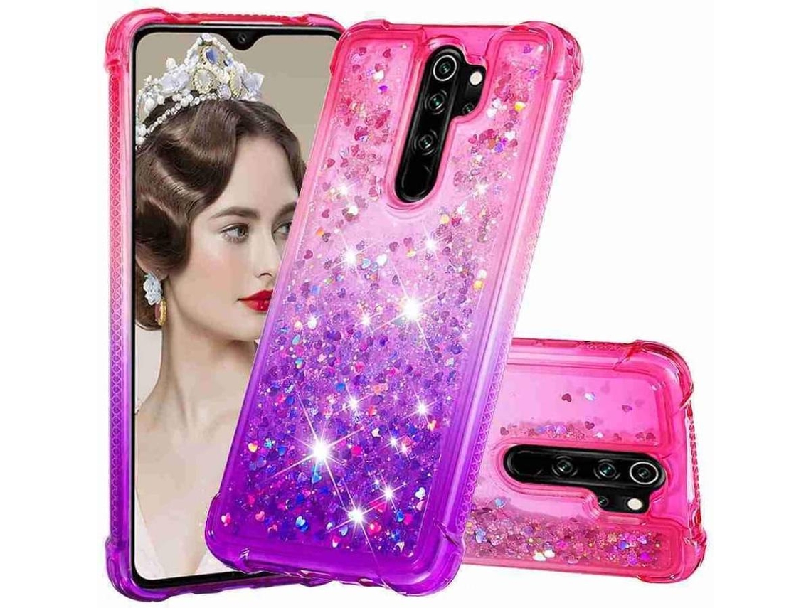 Capa Xiaomi Redmi Note 8 Pro HONGWE. Rosa, Roxo