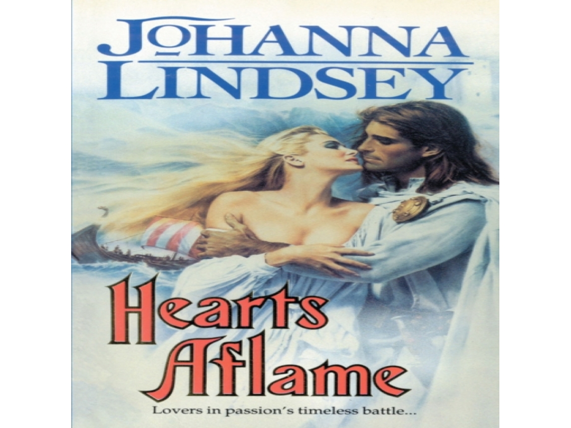 Livro Hearts Aflame de Johanna Lindsey (Inglês)