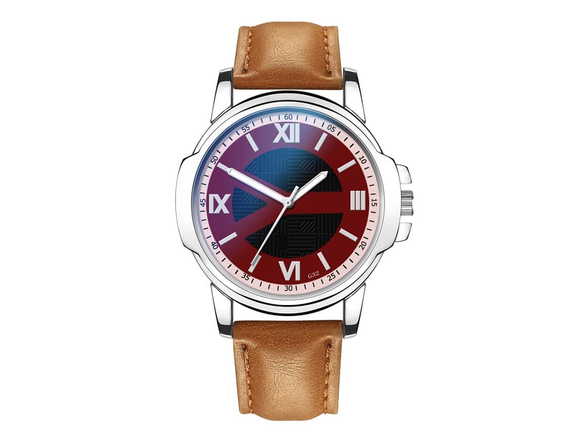 Reloj De Cuarzo Clásico Fashion Estilo Empresarial Para Hombres Regalo Decorativo