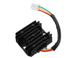 Regulador De Tensão De 12v, Design Versátil, Plástico.