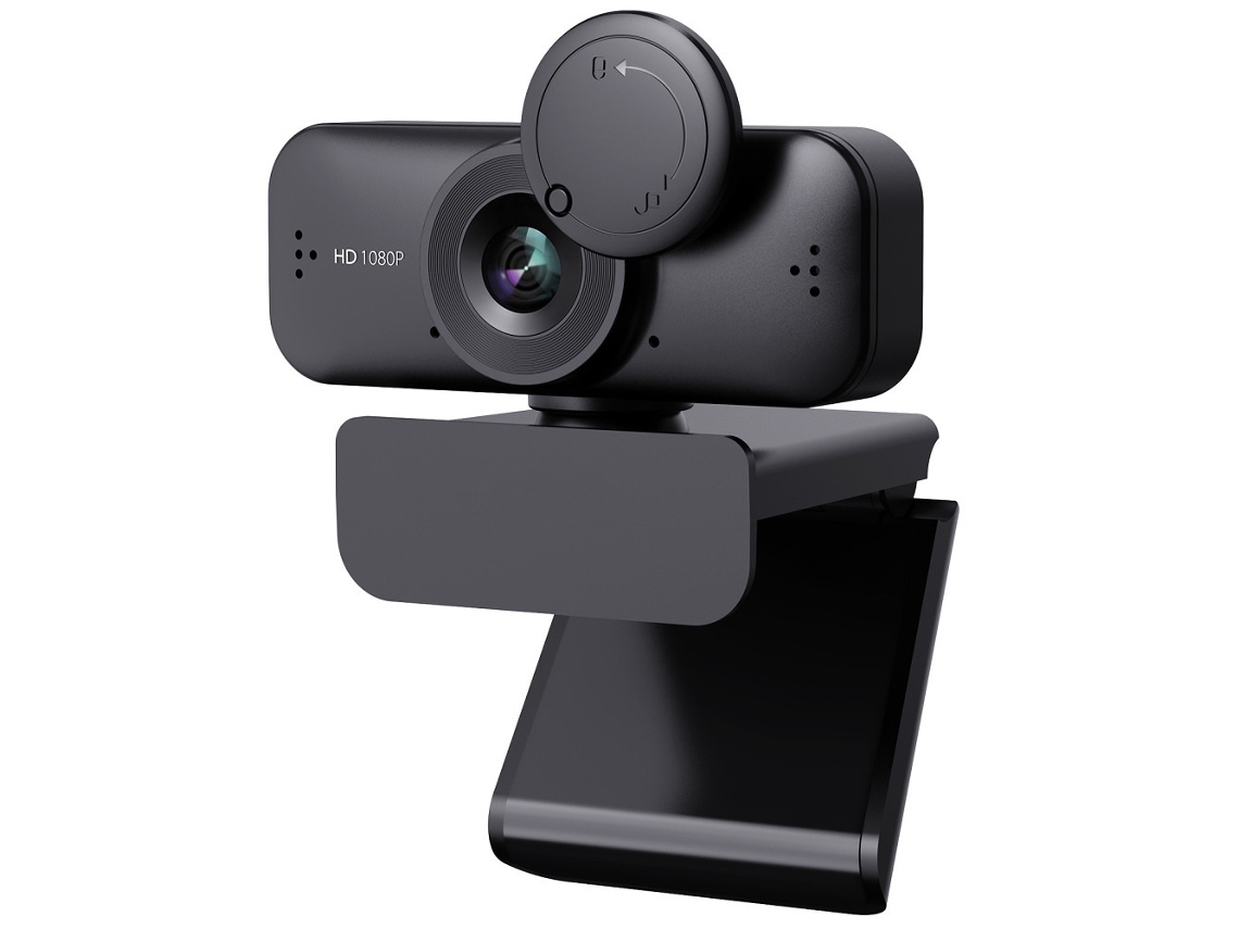 Webcam Com Microfone, Webcam Full Hd 1080p Com Capa Para Streaming De Vídeo, Aulas Online, Conferências, Funciona Com Skype, Zoom, Facetime Brilvibera