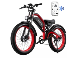 Bicicleta Elétrica Duotts N26 1500w, Bateria De 48v 20ah, 50km/h, Pneus Largos 264.0, Com Função De App