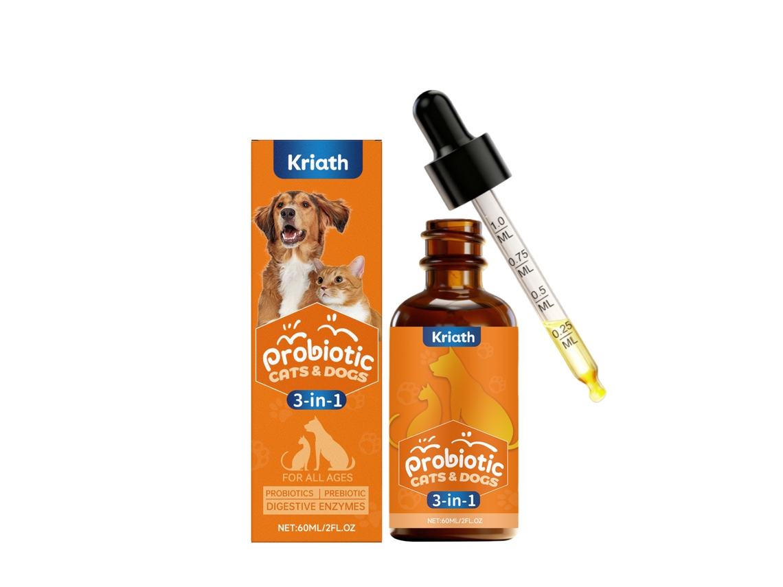 Gotas Probióticas Cães Gatos Suporte Digestivo