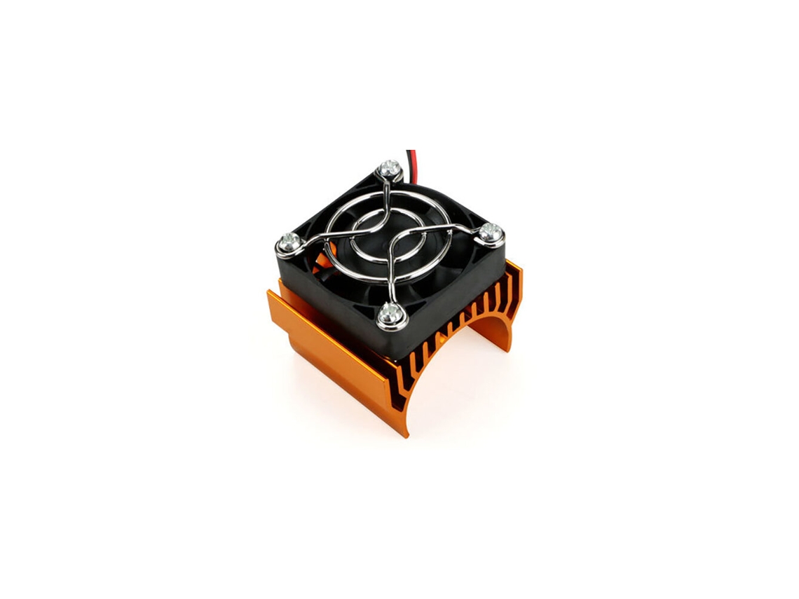 Dissipador de Calor em Liga de Alumínio Vermelho para Motores Escovados 540 e 550, e Motores Brushless 3650, 3660 e 3674 de Automóveis Rc. MDUG