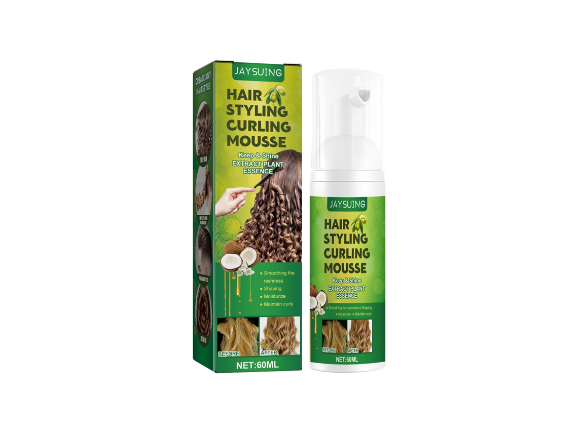 Mousse Cacheado Macio Fácil De Pentear