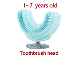 Escova de Dentes Elétrica Sônica Infantil Silicone com Limpeza Automática 360 ​​graus, Recarregável Via Usb, e M Formato U. GOKOCO